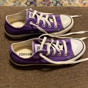 Purple Converse! Size 6
